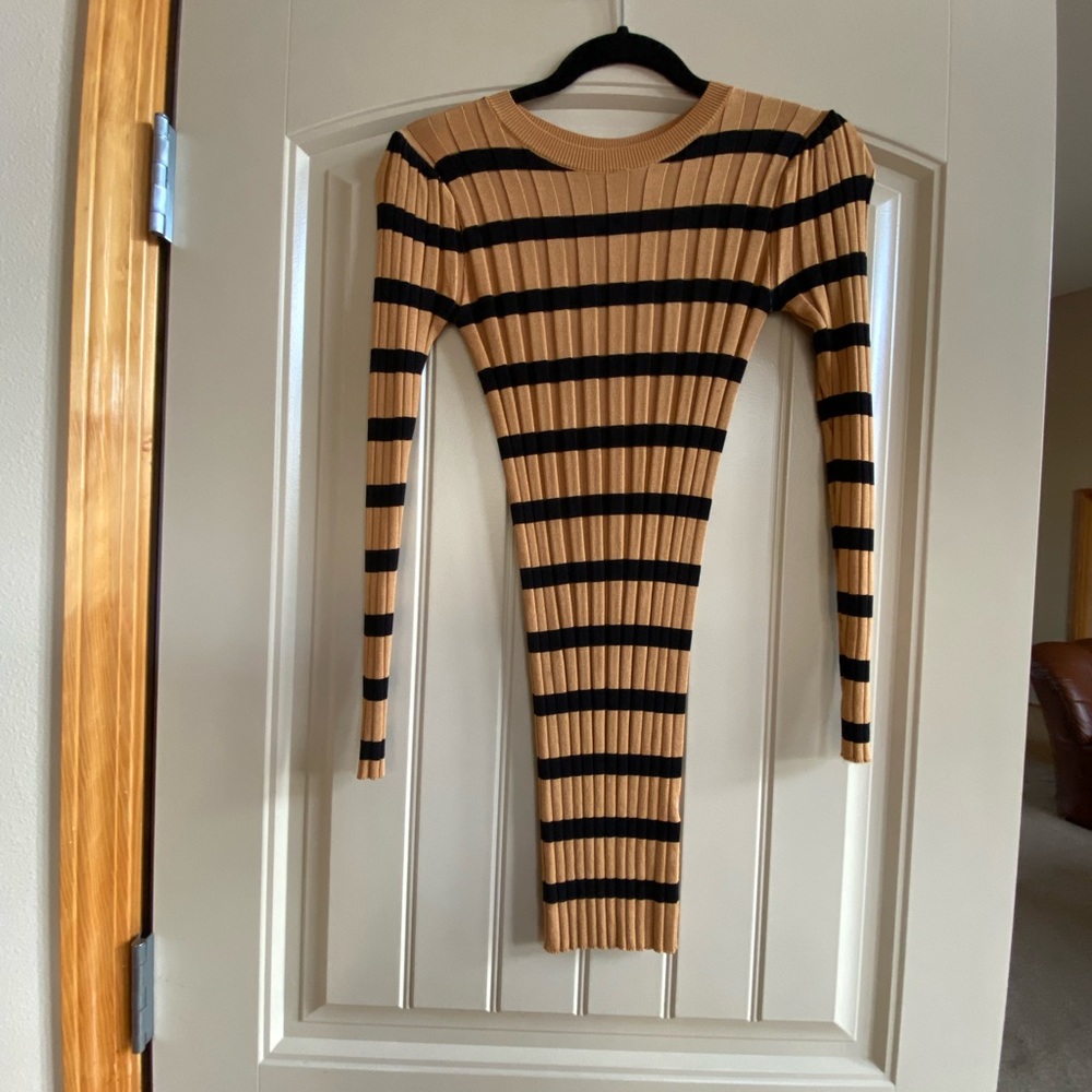 Zara mini striped dress